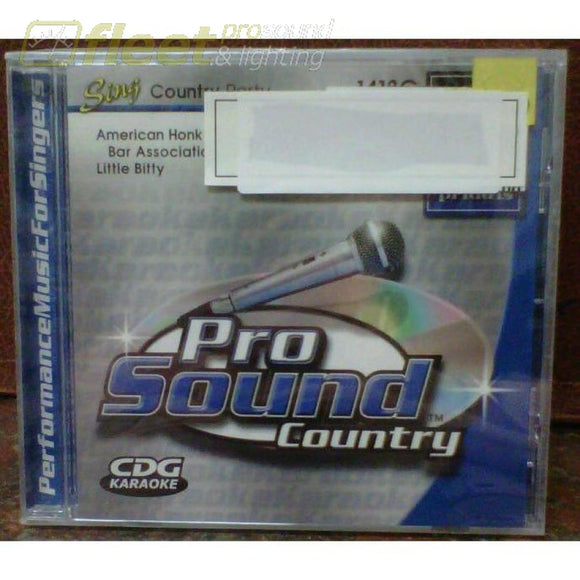Priddis Pr1418 Country Party Karaoke Discs