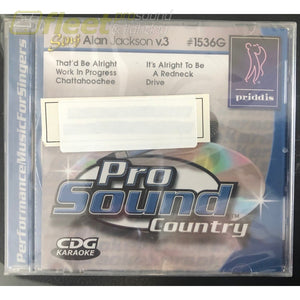 Priddis PR1536 Alan Jackson Volume 3 Karaoke CD KARAOKE DISCS