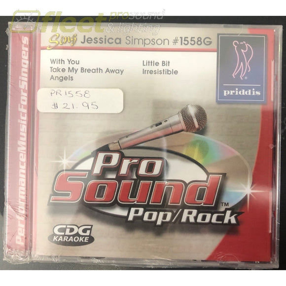 Priddis PR1558 Jessica Simpson Karaoke CD KARAOKE DISCS