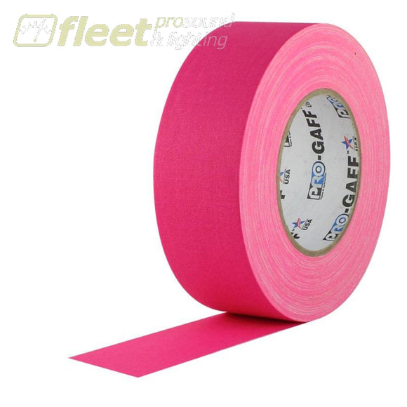 Pro Tape PROGAFF-2-FPK 2 x 55 Yard Cloth Tape - Flourescent Pink GAFFER TAPES