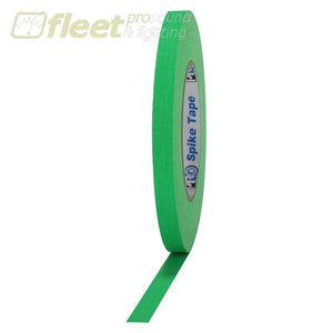 Pro Tape SPIKE-12-45-FGR 1/2 x 45 Yard Pro Spike Tape Roll - Flourescent Green GAFFER TAPES