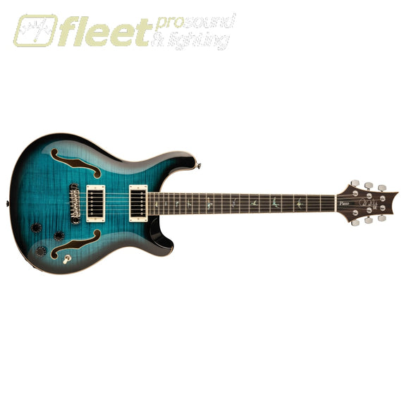 PRS HPEMBPB SE Hollowbody II Piezo Guitar - Peacock Blue Burst SOLID BODY GUITARS