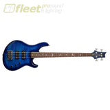 PRS SE Kingfisher KRM4DE Rosewood Fretboard 4 String Bass - Faded Blue Wraparound Burst (2021 Model) 4 STRING BASSES