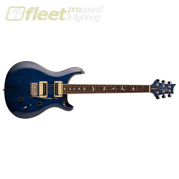 Prs Se Standard 24 St4Tb Electric Guitar - Translucent Blue 2018 Solid Body Guitars
