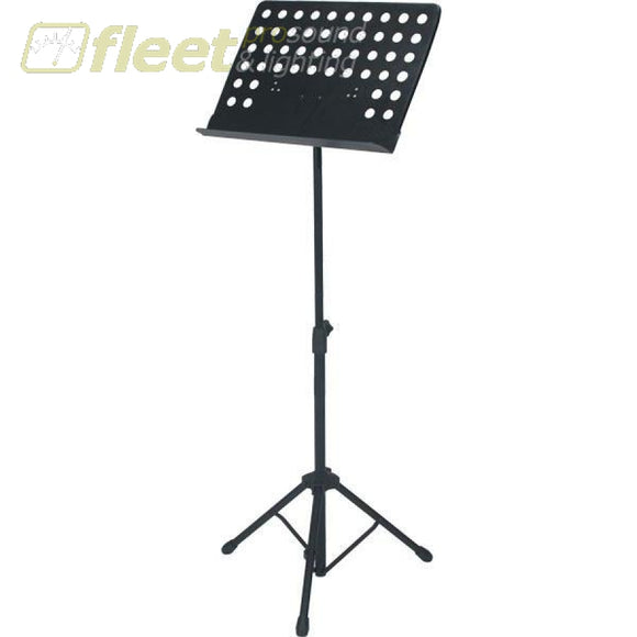 Quik-Lok Ms330 Music Stand With Folding Legs Holes Black Music Stands