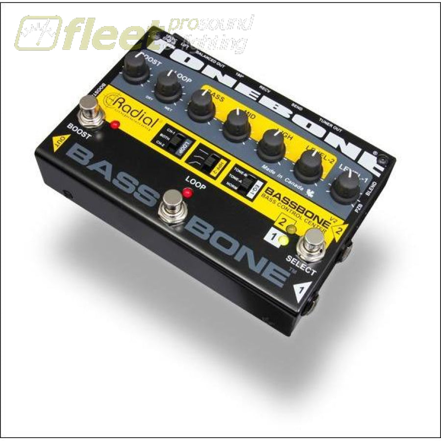 Radial BASSBONE V2 Preamp Pedal – Fleet Pro Sound