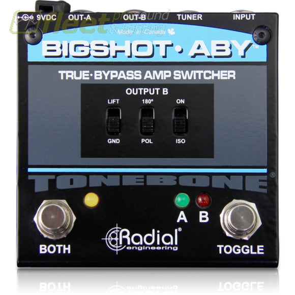 Radial BigShot ABY True-Bypass Amp Switcher GUITAR SWITCHER PEDALS