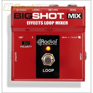 Radial BigShotMix FX Loop Mix Pedal GUITAR SWITCHER PEDALS