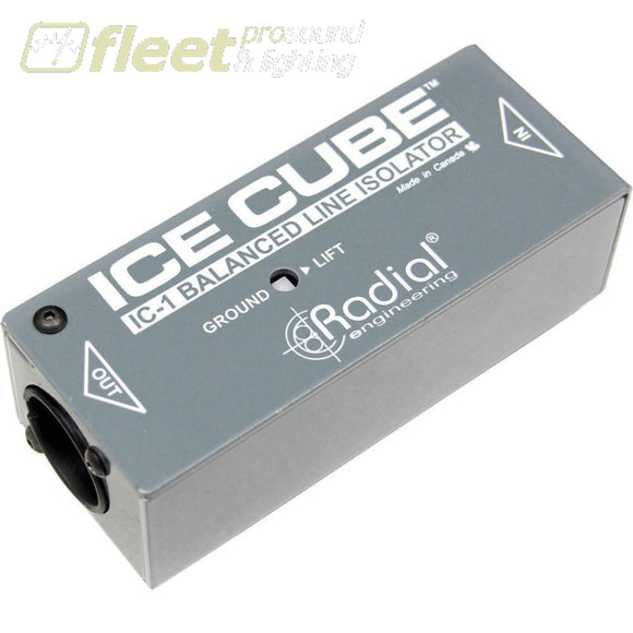Radial Engineering IceCube IC-1 Balanced Line Isolator and Hum Eliminator DI BOXES