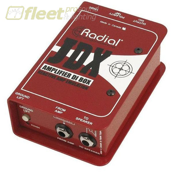 Radial Jdx Reactor Guitar Amp Direct Box Di Boxes