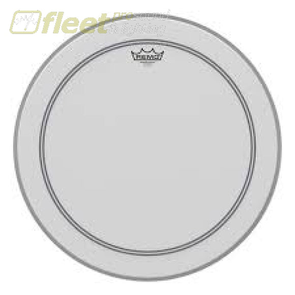 REMO 20 COATED POWERSTROKE 3 BASS DRUM HEAD WITH PATCH DRUM SKINS