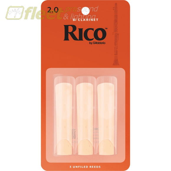 Rico RCA0320 Clarinet Reeds - 3 Pack CLARINETS