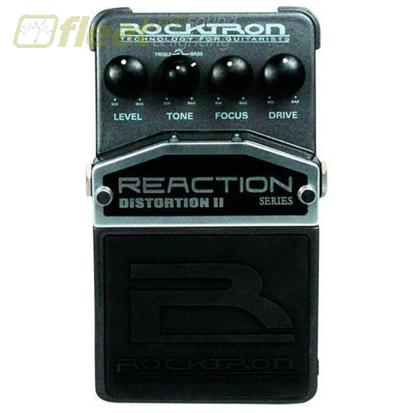Rocktron Reaction Distortion 2 Effect Pedal GUITAR DISTORTION PEDALS