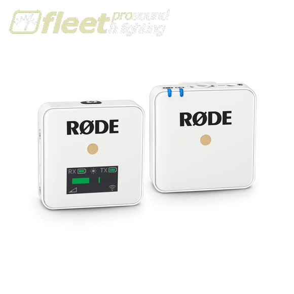 Rode WIRELESS GO Digital Wireless Microphone System - White CAMERA MOUNT WIRELESS SYSTEMS