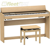 ROLAND F701-CB DIGITAL PIANO WITH BENCH - LIGHT OAK DIGITAL PIANOS
