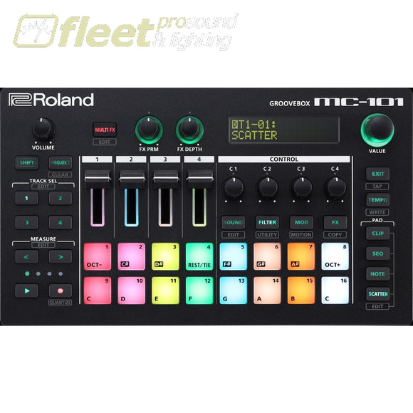 Roland MC-101 Groovebox DJ INTERFACES