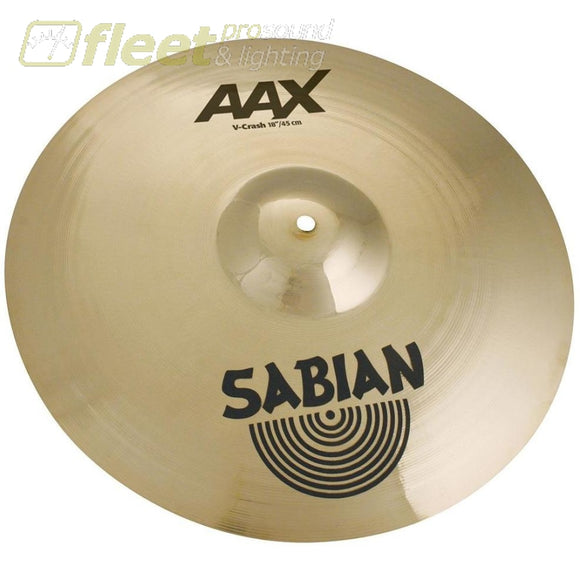 Sabian 18 21806XBV V-Crash Cymbal With Brilliant Finish CRASH CYMBALS