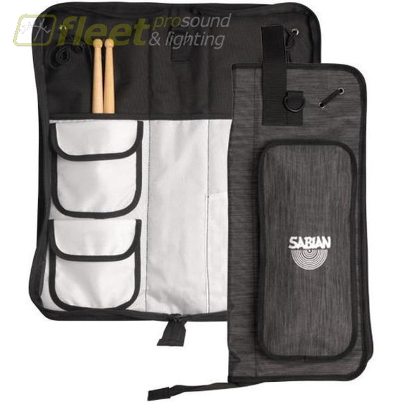 Sabian Qs1Hbk Quick Drum Stick & Mallet Bag In Heathered Black Stick Bags