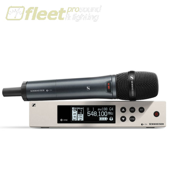Sennheiser EW 100 G4-945-S Rugged all-in-one wireless system for singers and presenters. HAND HELD WIRELESS SYSTEMS