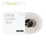 Serato 10 Control Vinyl Pair (2) - Mutiple Colours Available TRANSPARENT DIRECT DRIVE TURNTABLES