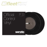 Serato 7-inch Control Vinyl Pair (2) - Multiple Colours Available BLACK TURNTABLE ACCESSORIES