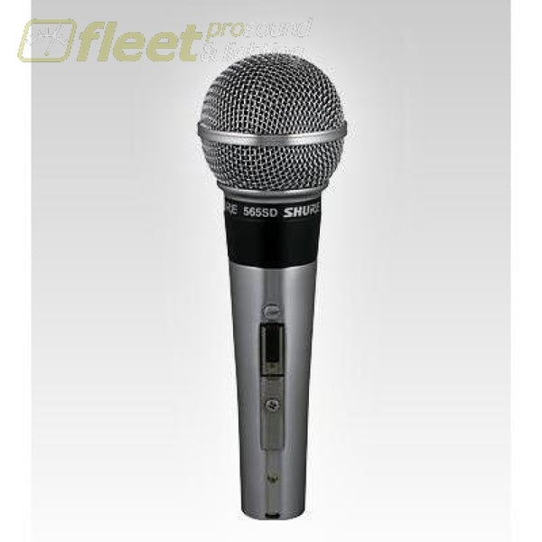 Shure 565SD-LC Dynamic Microphone, High or Low Z, On/Off Switch