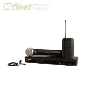 Shure BLX1288/CVL Wireless Combo System with PG58 Handheld and CVL Lavalier HAND HELD WIRELESS SYSTEMS