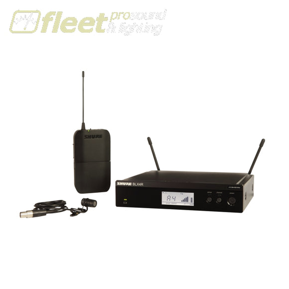 Shure BLX14R/W85 Wireless Rack-mount Presenter System with WL185 Lavalier Microphone LAVALIER WIRELESS SYSTEMS