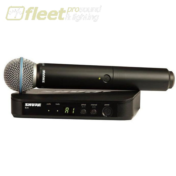 Shure BLX24/B58 Handheld Wireless Beta58A Microphone System HAND HELD WIRELESS SYSTEMS