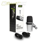 Shure MV7-S XLR/USB Dynamic Podcasting Microphone - Silver SMALL DIAPHRAGM MICS