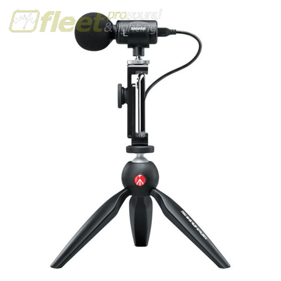 Shure MV88+DIG-VIDKIT Video Kit Digital Stereo Microphone and Accessories for Smartphones MOBILE DEVICE MICS