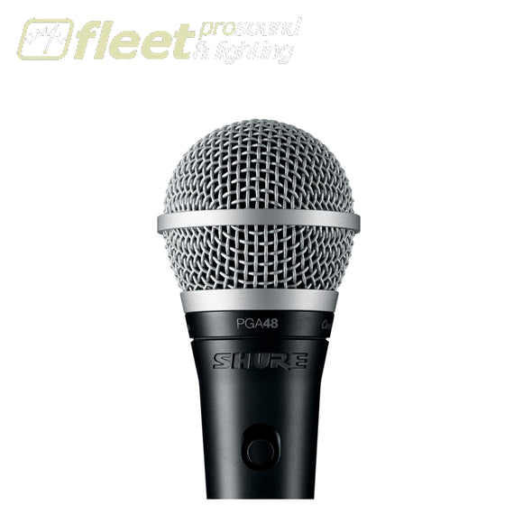 Shure PGA48XLR Vocal Microphone with XLR Cable DYNAMIC VOCAL MICS