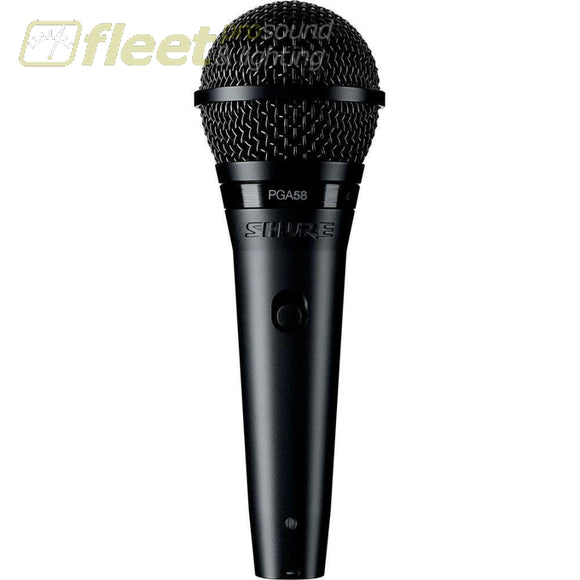 Shure PGA58-QTR Vocal Microphone with XLR-to-1/4 Cable DYNAMIC VOCAL MICS