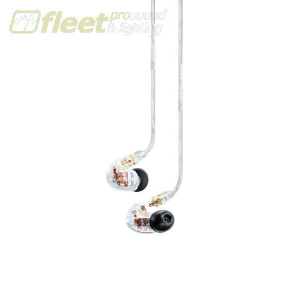 Shure SE535-CL Professional Sound Isolating Earphones - Clear