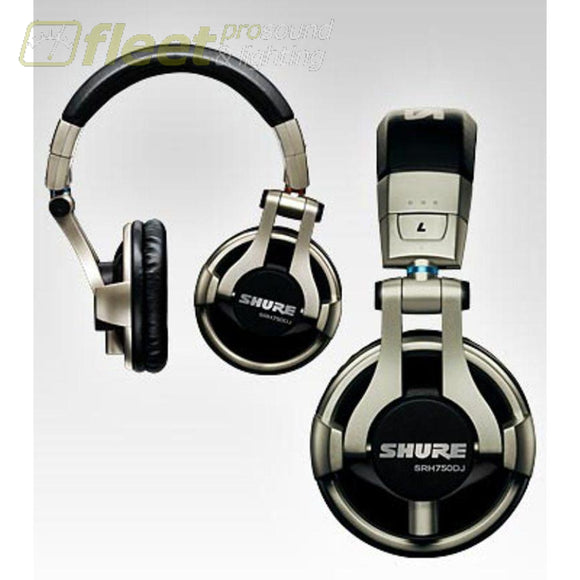 Shure SRH750DJ DJ Headphone Silver DJ HEADPHONES