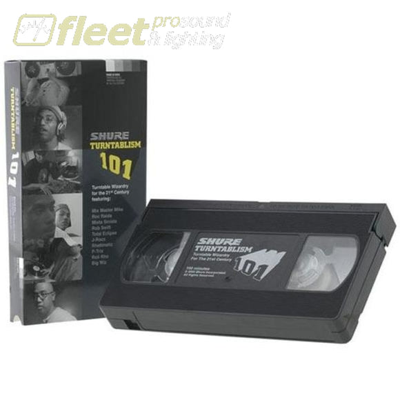 Shure Tt101 Turntablism 101 Video Vhs Turntable Accessories