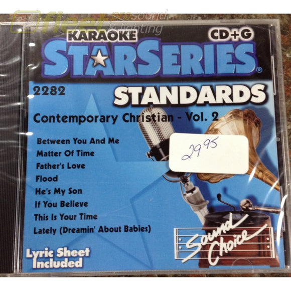 Sound Choice Scg2282 - Comtemporary Christian Vol.2 - Karaoke Cd+G Karaoke Discs