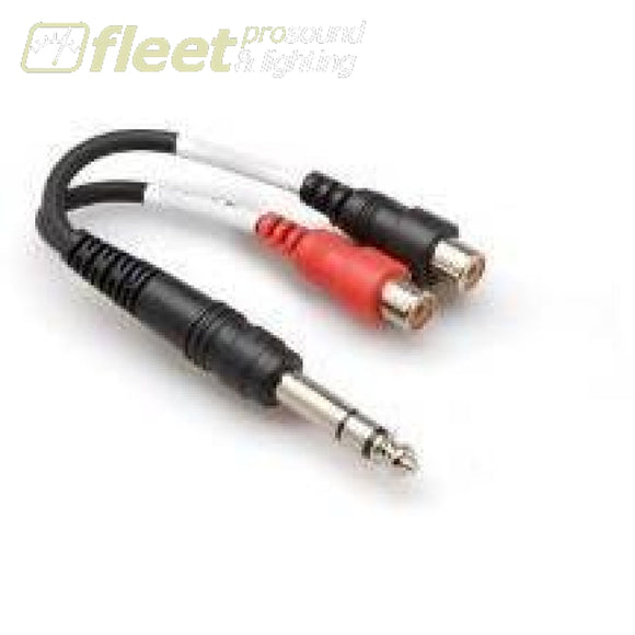 Stereo Ypr-102 Breakout Adaptor Cable Trs To 2 Rcaf Patch Cables