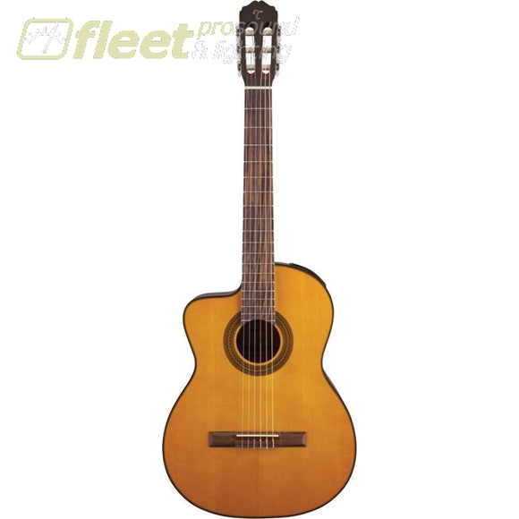 TAKAMINE CLASSICAL CUTAWAY LEFT HANDED W/ELECTRONICS - GC1CELH-NAT CLASSICAL ACOUSTICS