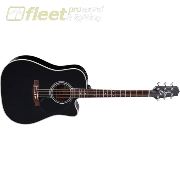Takamine Ef341Sc 6 String Acoustic Electric Guitar With Case Black String Acoustic With Electronics