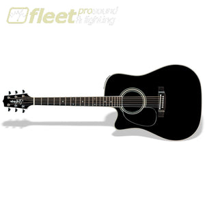 Takamine Ef341Sc-Lh Black Lefty Acoustic Guitar Left Handed Acoustics