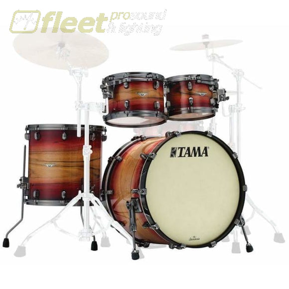 Tama Me42Tzus-Lrwb Starclassic. Maple Standard - Ruby Pacific Walnut Burst Acoustic Drum Kits