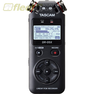 Tascam DR-05X Stereo Handheld Digital Audio Recorder and USB Audio Interface PORTABLE RECORDERS