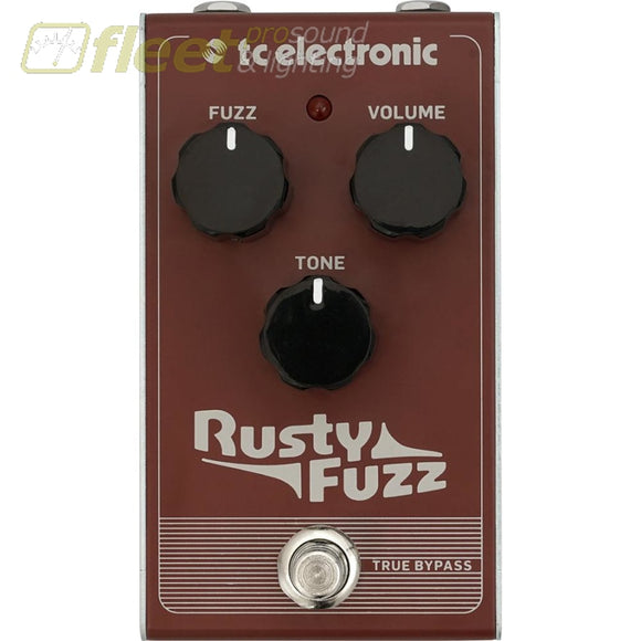 Tc Electronic Rustyfuzz Effects Pedal Guitar Distortion Pedals