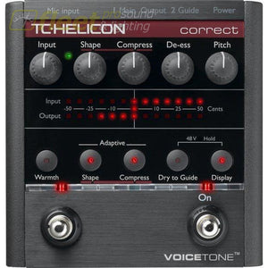 TC Helicon VoiceTone Correct Vocal Effects Pedal EFFECTS PROCESSORS