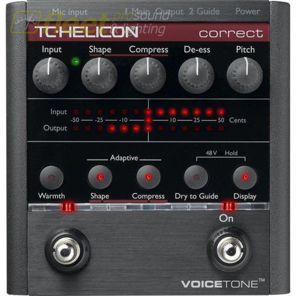 TC Helicon VoiceTone Correct Vocal Effects Pedal