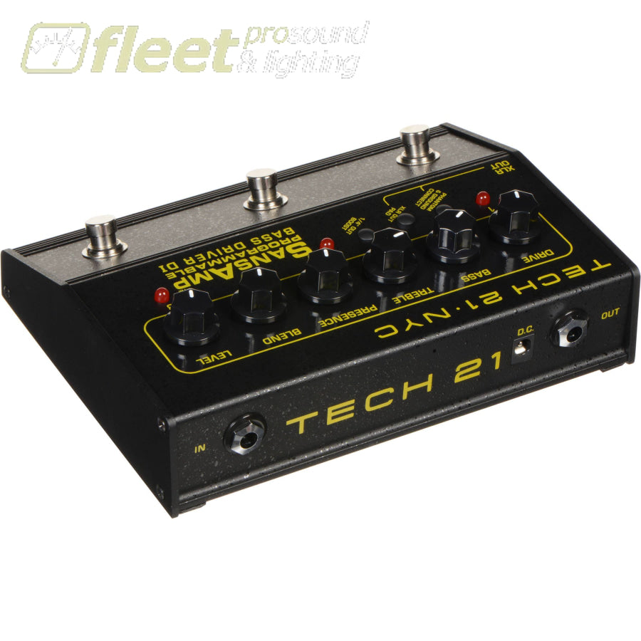 TECH21 SANSAMP サンズアンプ PROGRAMMABLE BASS DRIVER DI ベースプリアンプ 名機  ベース SANS AMP Bass D DI Programmable TECH21 SansAmp PROGRAMMABLE