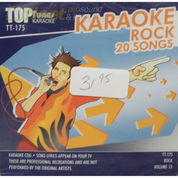 Top Tunes Tt175 Rock V.13 Karaoke Discs