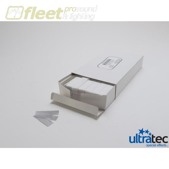 Ultratec Pro Fetti 1 Pd/0.5 KG Stacked Flame Proof White/Silver Mylar CONFETTI
