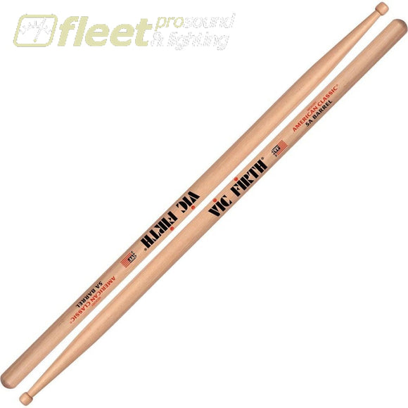 Vic Firth Vf5Abrl American Classic 5A Barrel Tip Drumsticks Sticks